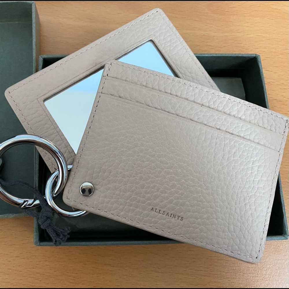 AllSaints Card Holder with Mirror
